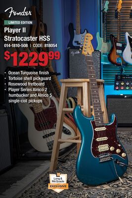 Player II Stratocaster HSS