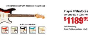 Player II Stratocaster