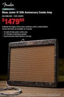 Blues Junior IV 30th Anniversary Combo Amp