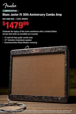 Blues Junior IV 30th Anniversary Combo Amp