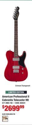 American Professional II Cabronita Telecaster HH