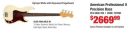 American Professional II Precision Bass