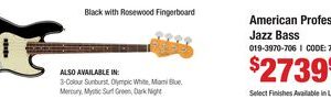 American Professional II Jazz Bass