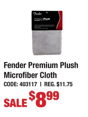 Fender Premium Plush Microfiber Cloth