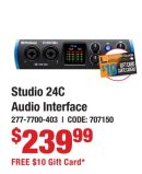 Studio 24C Audio Interface