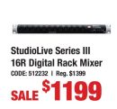 StudioLive Series III 16R Digital Rack Mixer