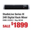 StudioLive Series III 24R Digital Rack Mixer