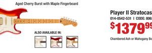 Player II Stratocaster HSS