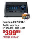 Quantum ES 2 USB-C Audio Interface