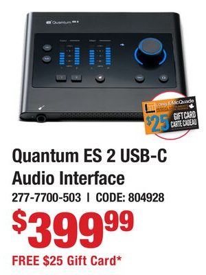 Quantum ES 2 USB-C Audio Interface