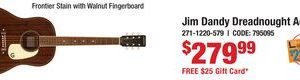 Jim Dandy Dreadnought Acoustic