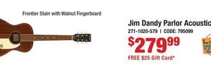Jim Dandy Parlor Acoustic