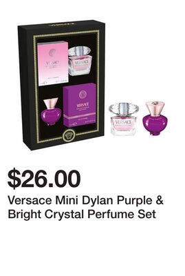 Versace Mini Dylan Purple & Bright Crystal Perfume Set