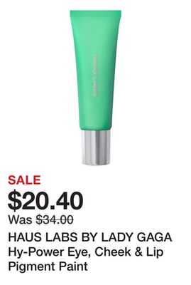 HAUS LABS BY LADY GAGA Hy-Power Eye, Cheek & Lip Pigment Paint
