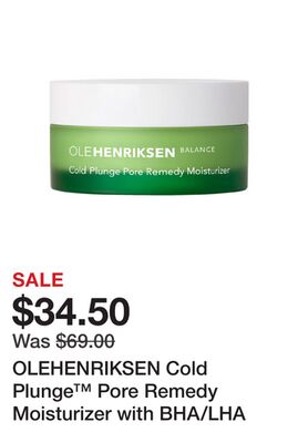 OLEHENRIKSEN Cold Plunge™ Pore Remedy Moisturizer with BHA/LHA