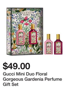 Gucci Mini Duo Floral Gorgeous Gardenia Perfume Gift Set
