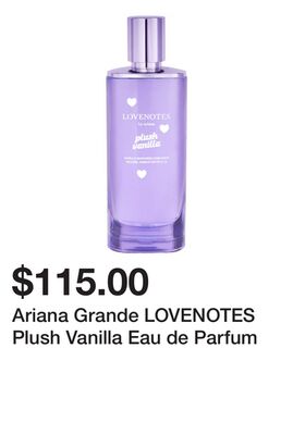 Ariana Grande LOVENOTES Plush Vanilla Eau de Parfum