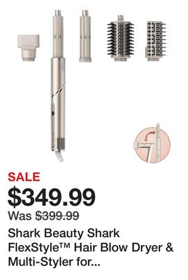 Shark Beauty Shark FlexStyle™ Hair Blow Dryer & Multi-Styler for Straight & Wavy Hair