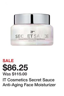 IT Cosmetics Secret Sauce Anti-Aging Face Moisturizer