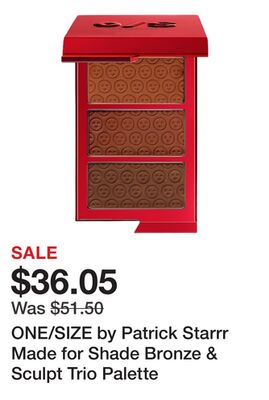ONE/SIZE by Patrick Starrr Made for Shade Bronze & Sculpt Trio Palette