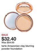 tarte Amazonian clay blurring powder foundation