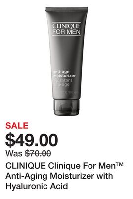 CLINIQUE Clinique For Men™ Anti-Aging Moisturizer with Hyaluronic Acid