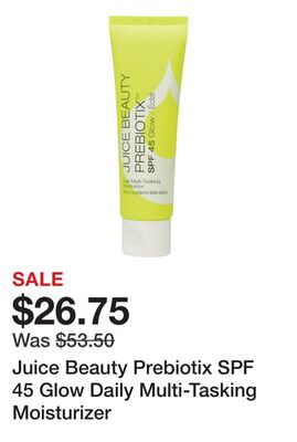 Juice Beauty Prebiotix SPF 45 Glow Daily Multi-Tasking Moisturizer