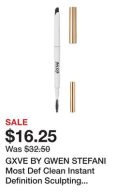 GXVE BY GWEN STEFANI Most Def Clean Instant Definition Sculpting Eyebrow Pencil