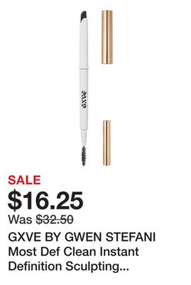 GXVE BY GWEN STEFANI Most Def Clean Instant Definition Sculpting Eyebrow Pencil
