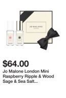 Jo Malone London Mini Raspberry Ripple & Wood Sage & Sea Salt Cologne Set Duo
