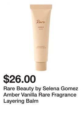 Rare Beauty by Selena Gomez Amber Vanilla Rare Fragrance Layering Balm
