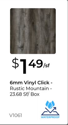 6mm Vinyl Click