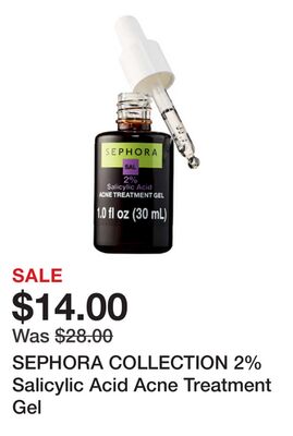 SEPHORA COLLECTION 2% Salicylic Acid Acne Treatment Gel