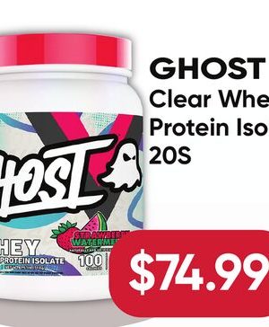 GHOST Clear Whey Protein Isolate
