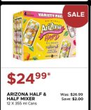 AriZona Half & Half Mixer