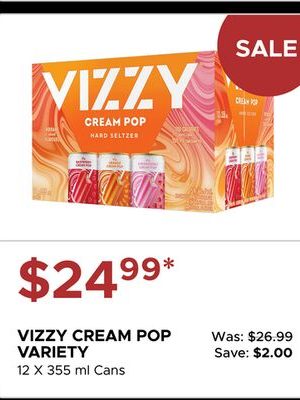 VIZZY CREAM POP VARIETY