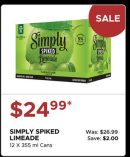 SIMPLY SPIKED Limeade