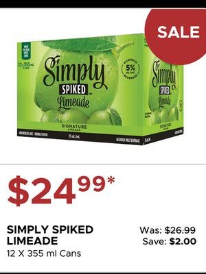 SIMPLY SPIKED Limeade