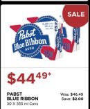 PABST BLUE RIBBON