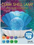 CLAM SHELL LAMP