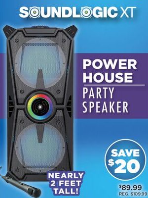 SOUNDLOGIC XT POWER HOUSE PARTY SPEAKER