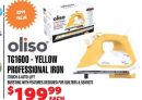 TG1600 - YELLOW PROFESSIONAL IRON