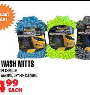 CAR WASH MITTS