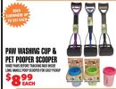 PAW WASHING CUP & PET POOPER SCOOPER