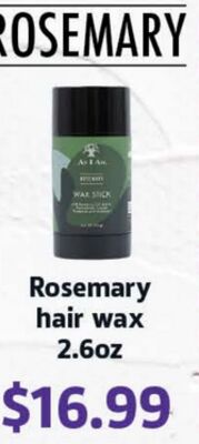 As I Am Rosemary Hair Wax