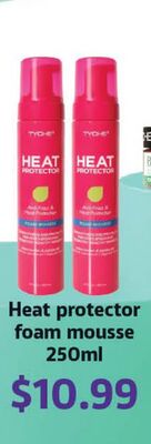 Heat Protector Foam Mousse