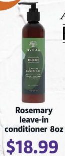 As I Am Rosemary Leave-in Conditioner