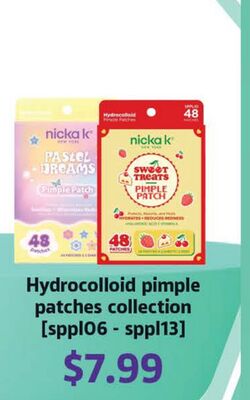 Nicka K Hydrocolloid Pimple Patches Collection