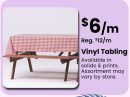 Vinyl Tabling