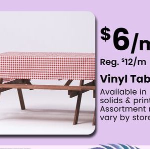 Vinyl Tabling
